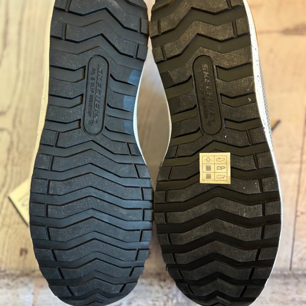 Skechers Slip On Gray NWT Work Composite Toe Casual Active Women's Shoes 10M - Picture 12 of 12